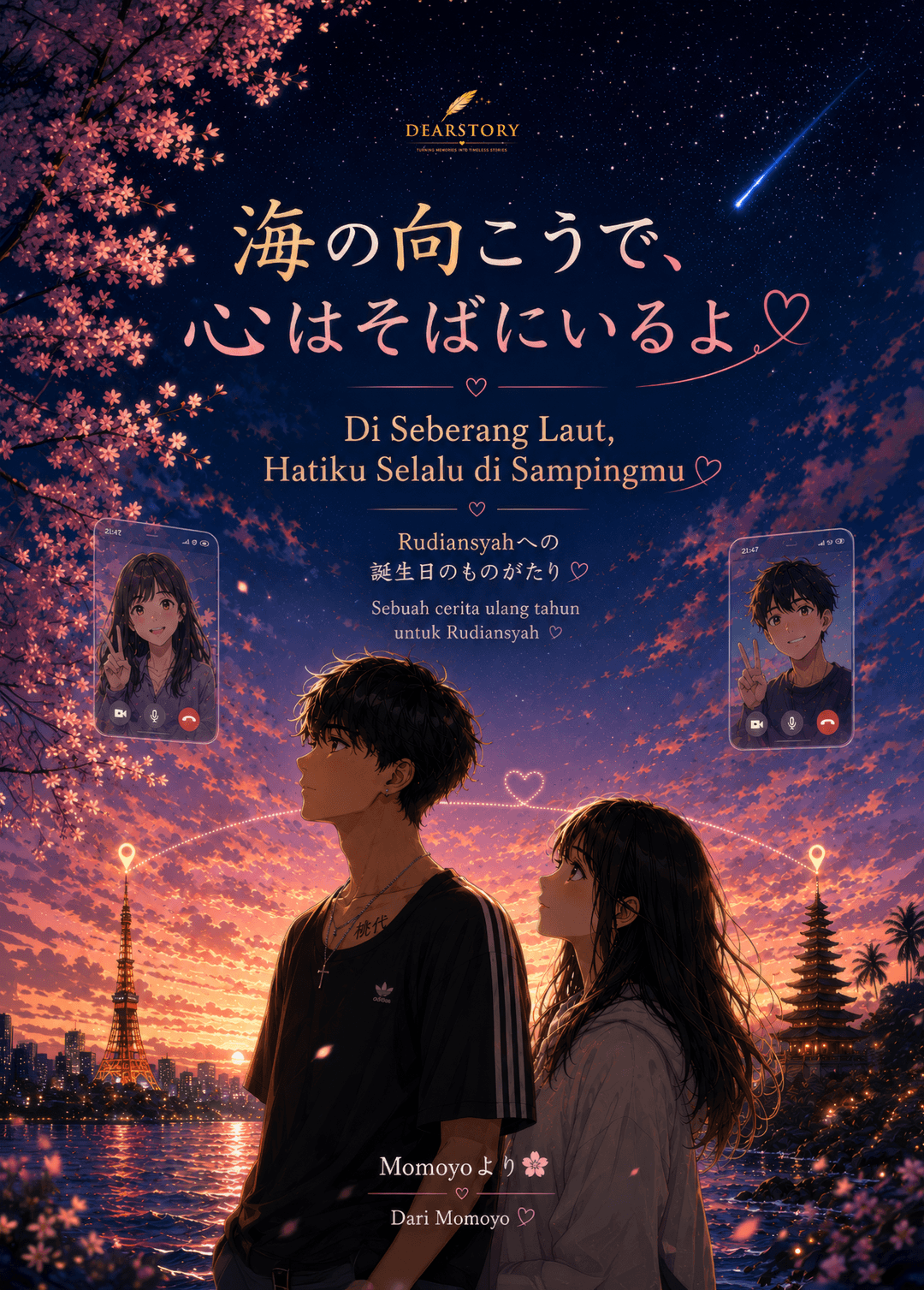Di Seberang Laut, Hatiku Selalu di Sampingmu Cover