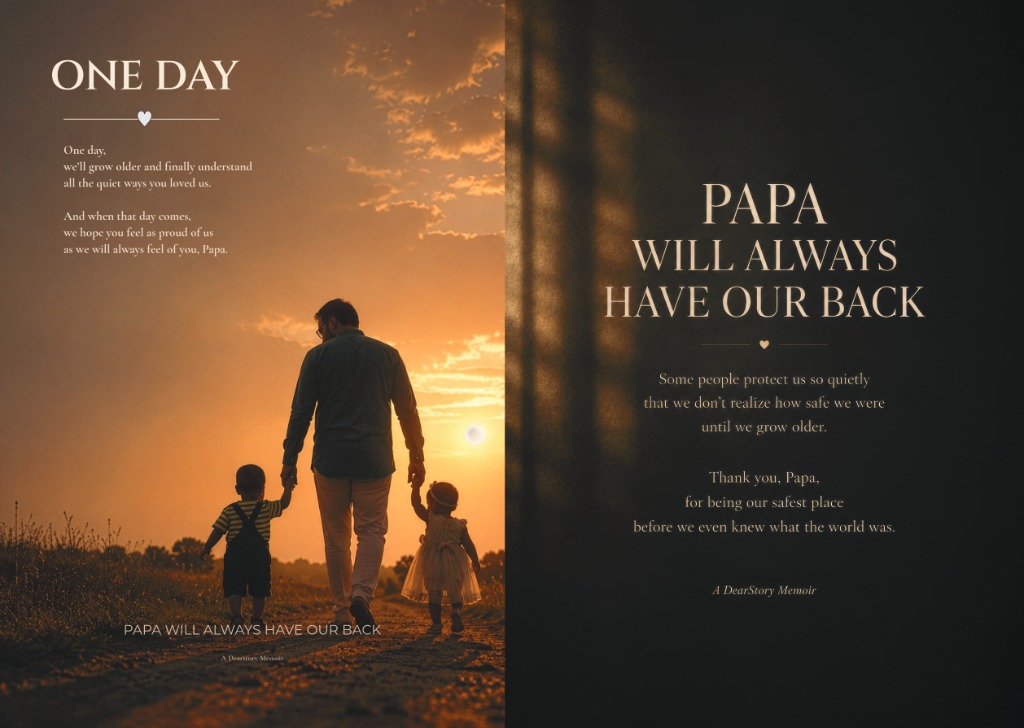 Page 22-23 Father-Child Spread Mockup