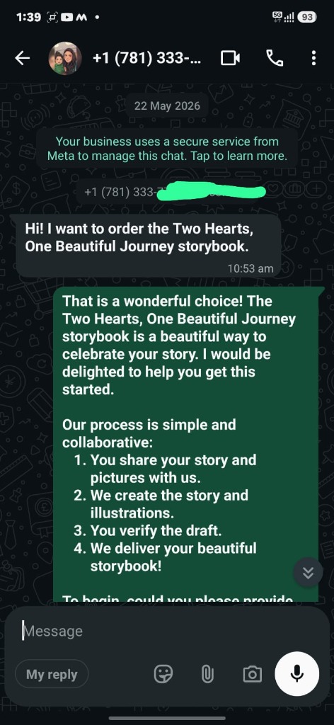 US Customer WhatsApp Inquiry (+1 Country Code)